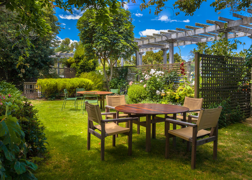 jardin espace détente convivialité